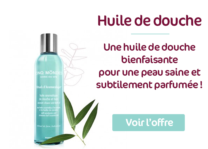 huile de douche cinq mondes