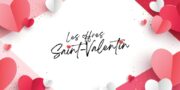 Un cadeau et des coeurs roses