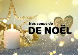 Une bougie avec une étoile faite de strass dorées.