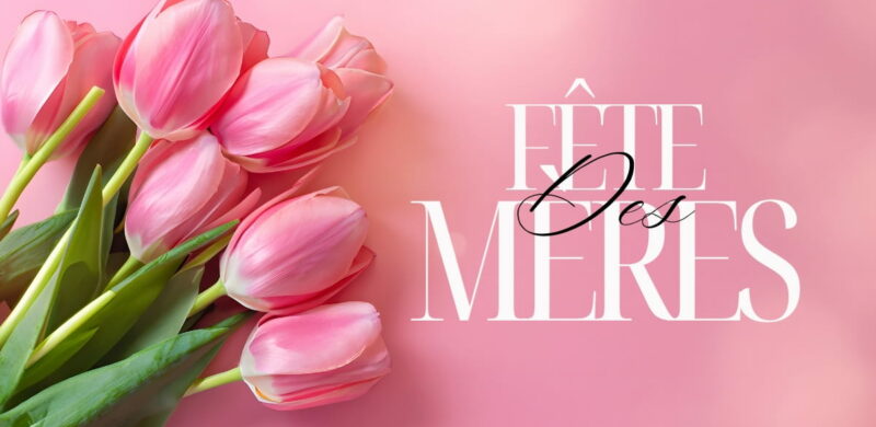 Un bouquet de tulipes roses sur un fond rose