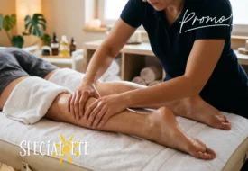 Massage délassant des jambes